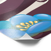 Dom Switzerland Reiseplakat Fotodruck (Ecke)