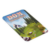 Dom Switzerland Reiseplakat Magnet (Rechte Seite)