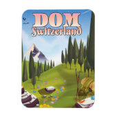 Dom Switzerland Reiseplakat Magnet (Vertikal)