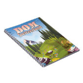 Dom Switzerland Reiseplakat Notizblock (Rechte Seite)