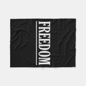 Dom Text Minimalist Design Fleecedecke (Vorderseite (Horizontal))