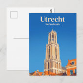 Dom Tower Niederlande Postkarte (Vorne/Hinten)