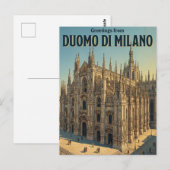 Dom von Mailand Italien Postkarte (Vorne/Hinten)