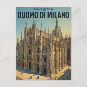 Dom von Mailand Italien Postkarte