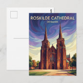 Dom von Roskilde Dänemark Postkarte (Vorne/Hinten)