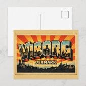 Dom von Viborg Dänemark Postkarte (Vorne/Hinten)