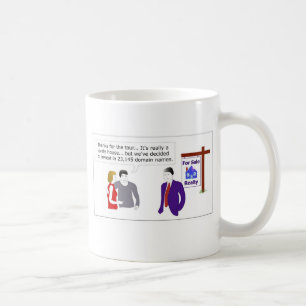 Domain Name: Warum kaufen Sie ein Haus? Kaffeetasse