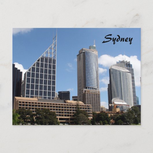 Domain View Sydney Postkarte (Vorderseite)