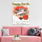 Domaine De Clairville WeinetikettEuropa Leinwanddruck (Insitu (Wohnzimmer))