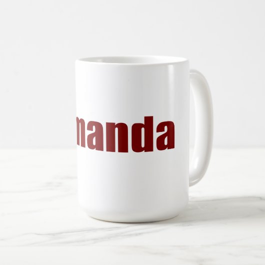 Domanda-Tasse Kaffeetasse (VorderseiteRechts)