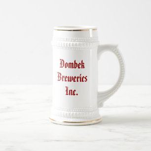 Dombek Breweries Inc., gutes Bier f… - Besonders Bierglas