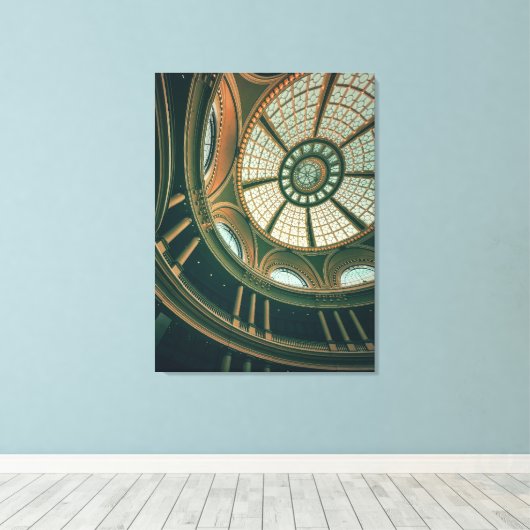 Dome Design Leinwanddruck (Insitu (Holzboden))
