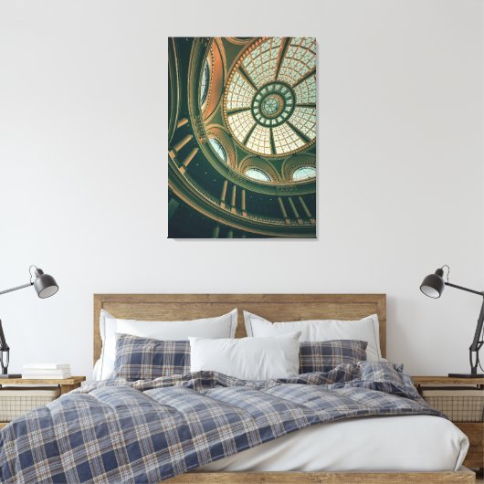 Dome Design Leinwanddruck (Insitu (Schlafzimmer))
