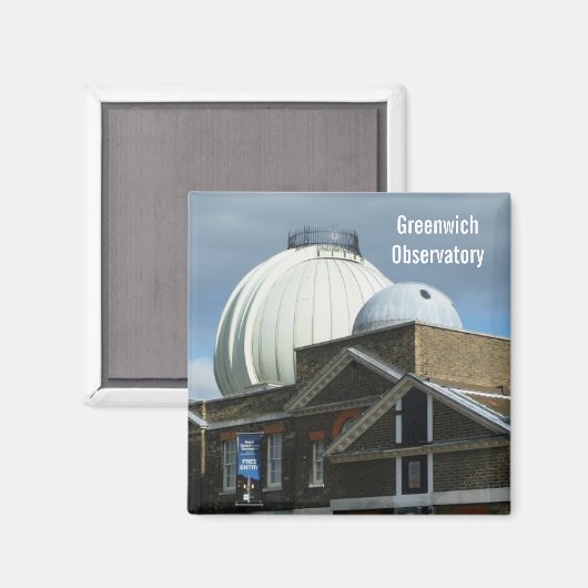 Dome - Greenwich Observatory Magnet (Vorderseite/Rückseite)