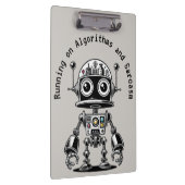 Dome Head Robot - Auf Algorithmen & Sarcasm laufen Klemmbrett (Rechts)
