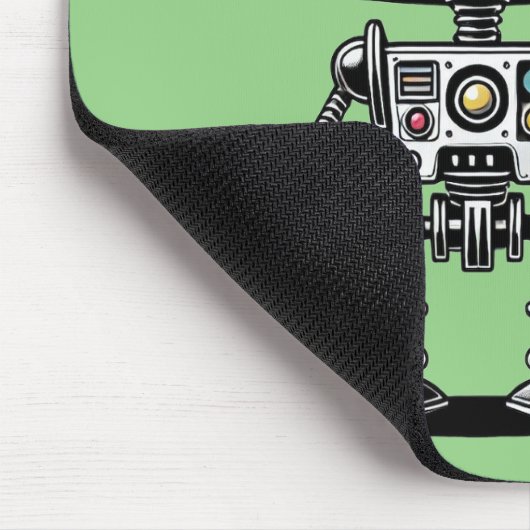 Dome Head Robot - Auf Algorithmen & Sarcasm laufen Mousepad (Ecke)