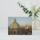 Dome of Church of Saint Francis, Prag, Tschechisch Postkarte (Stehend Vorderseite)