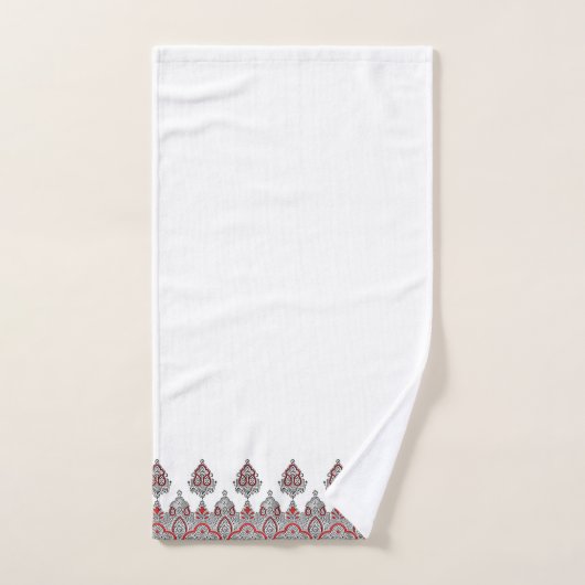 Dome of India Gemustert Design Badhandtuch Set (Handtuch)