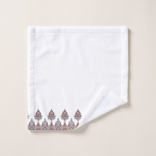 Dome of India Gemustert Design Badhandtuch Set (Waschlappen)