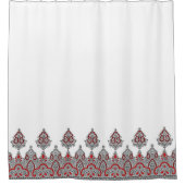 Dome of India Gemustert Design Duschvorhang (Vorderseite)
