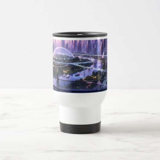 Dome-Szene-Wrap für Reisebecher (Mittel)