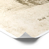 Domed Churches, Leonardo da Vinci, 1488 Poster (Ecke)