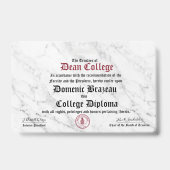 Domenic Brazeau Ausweis (Vorderseite)