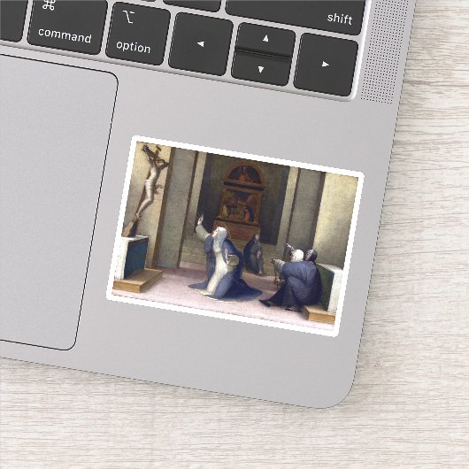 Domenico Beccafumi St. Catherine von Siena Aufkleber (Detail)