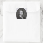 Domenico Cimarosa Quadratischer Aufkleber (Tasche)