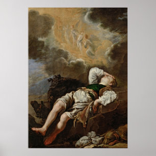 Domenico Fetti Jakobs Traum von der Himmelsleiter Poster
