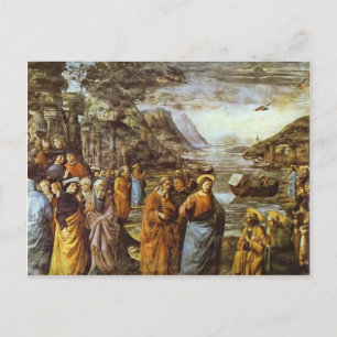 Domenico Ghirlandaio: Der Ruf des heiligen Peter Postkarte