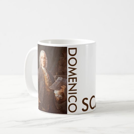 Domenico Scarlatti Kaffeetasse (Vorderseite Links)