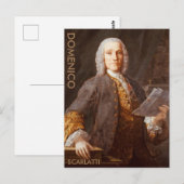 Domenico Scarlatti Postcard Postkarte (Vorne/Hinten)