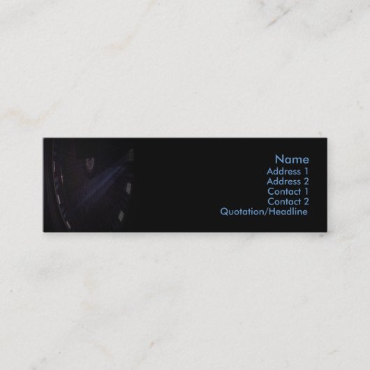 Domes Business Card Mini Visitenkarte (Vorderseite)