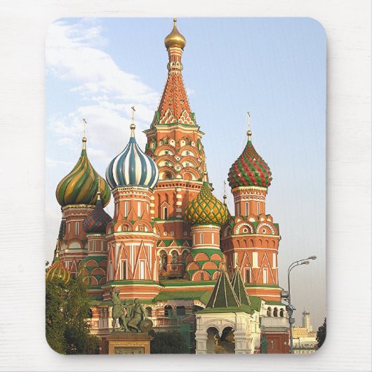 "DOMES OF ST. BASIL'S, MOSKAU" MAUSMAT/MOUSEPAD MOUSEPAD (Vorne)