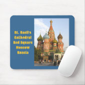 "DOMES OF ST. BASIL'S, MOSKAU" MAUSMAT/MOUSEPAD MOUSEPAD (Mit Mouse)