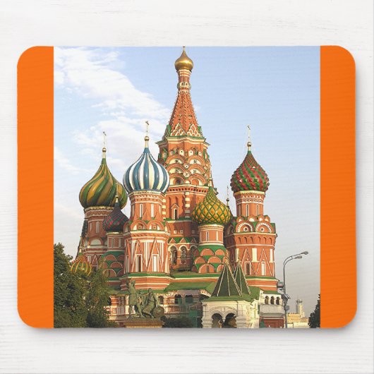 "DOMES OF ST. BASIL'S, MOSKAU" MAUSMAT/MOUSEPAD MOUSEPAD (Vorne)