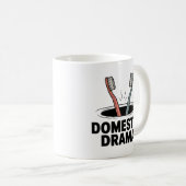 Domestic Drama | Relationship Chaos with Humor   Kaffeetasse (VorderseiteRechts)
