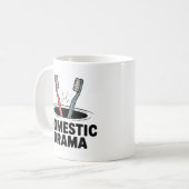 Domestic Drama | Relationship Chaos with Humor   Kaffeetasse (Vorderseite Links)