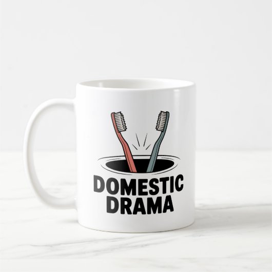 Domestic Drama | Relationship Chaos with Humor   Kaffeetasse (Links)