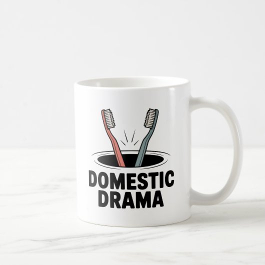 Domestic Drama | Relationship Chaos with Humor   Kaffeetasse (Rechts)