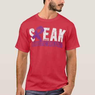 Domestic Violence Awareness Purple Equal Rights Fa T-Shirt