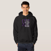 Domestic Violence Awareness Support ribbon butterf Hoodie (Vorne ganz)