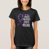 Domestic Violence Awareness Support ribbon butterf T-Shirt (Vorderseite)