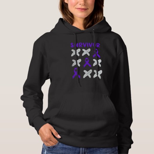 Domestic Violence Awareness Survivor Hoodie (Vorderseite)