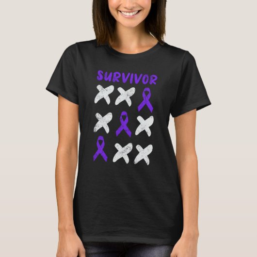 Domestic Violence Awareness Survivor T-Shirt (Vorderseite)