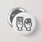 Domestic violence of stop huiselijk geweld. button (Vorne & Hinten)