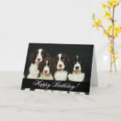Domesticated Animals 252 Happy Birthday Karte (Gelbe Blume)