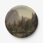 Domgestein, Yosemitetal Albert Bierstadt Pappteller (Vorderseite)