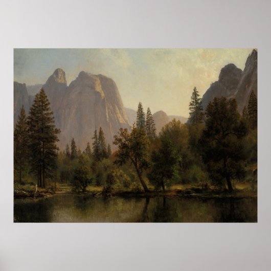 Domgestein, Yosemitetal Albert Bierstadt Poster (Vorne)